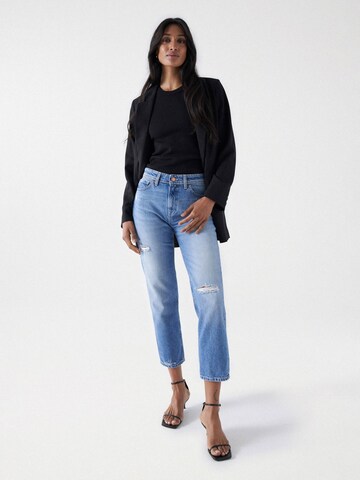 Coupe slim Jean Salsa Jeans en bleu