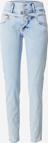 Slimfit Jeans 'Raya' de la Herrlicher pe albastru: față