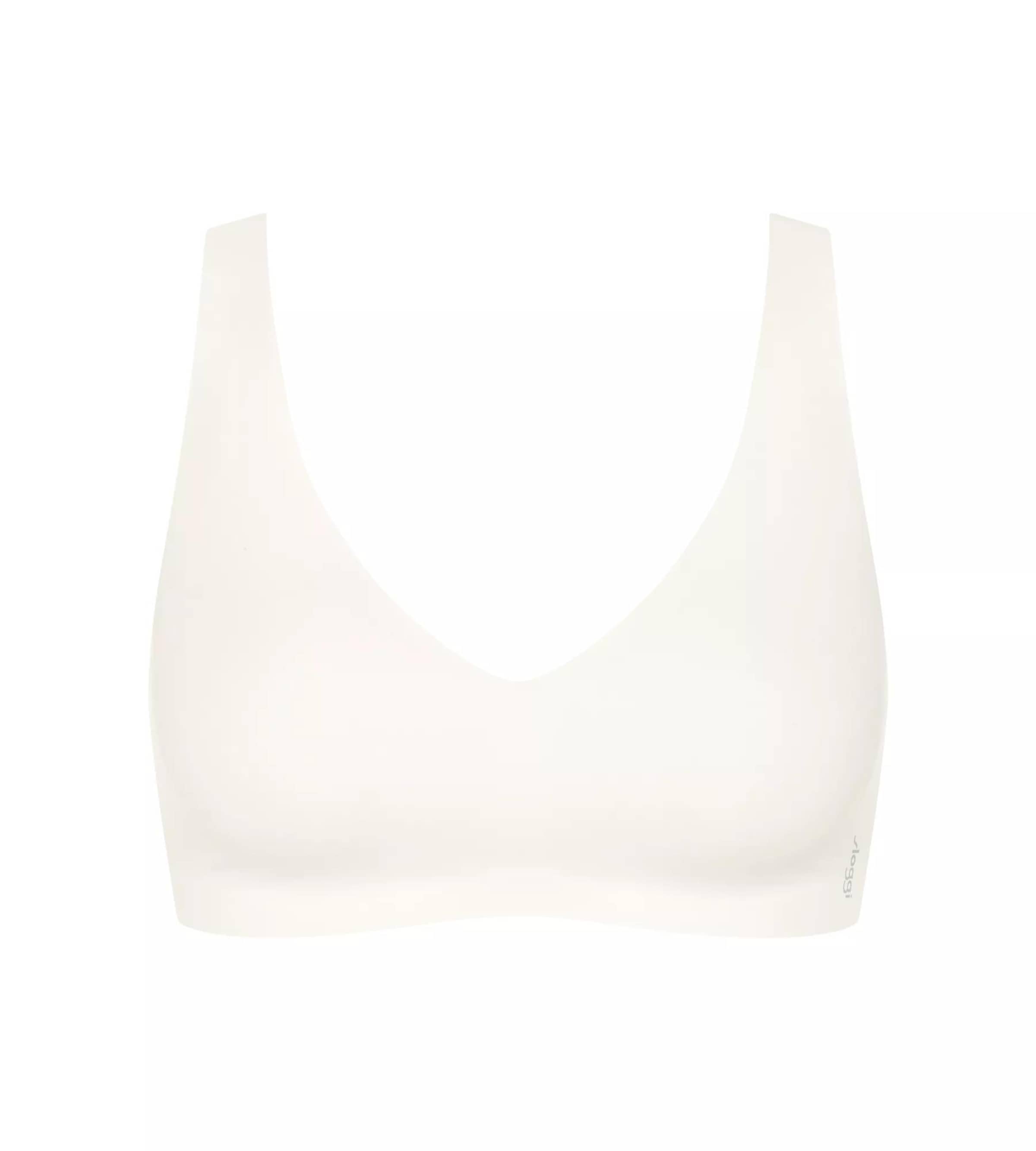 SLOGGI Bra 'ZERO Feel 2.0' in White: front