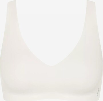 SLOGGI T-shirt Bra 'ZERO Feel 2.0' in White: front