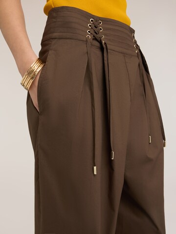 Baggy Pantalon MOTIVI en marron