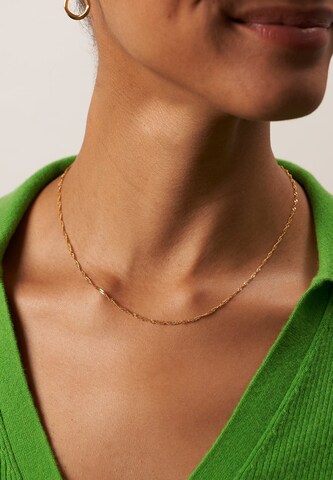Stilnest Necklace in Gold: front