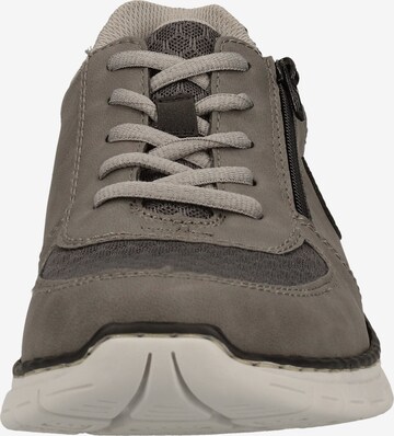 RiekerSportske cipele na vezanje - siva boja