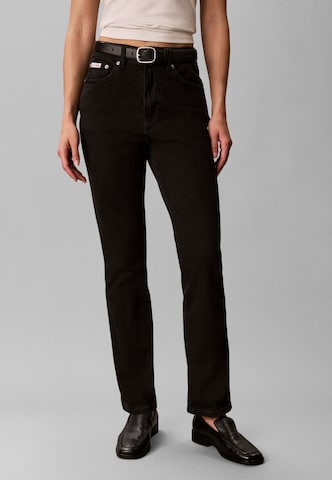 Calvin Klein Jeans Slimfit Τζιν σε μαύρο: μπροστά
