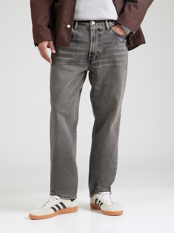Abercrombie & Fitch Loosefit Jeans 'CHASE' in Grau: Vorderseite