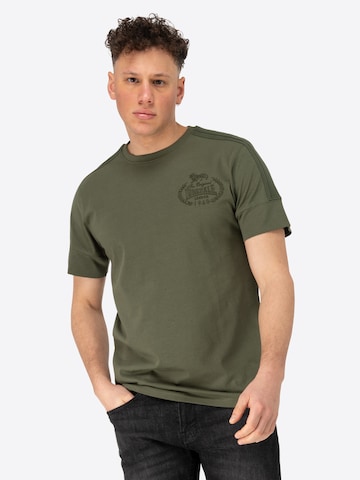 LONSDALE T-Shirt 'Breock' in Grün: Vorderseite