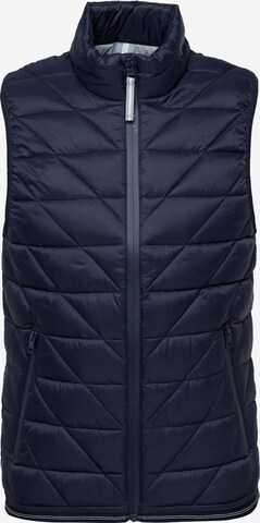 s.Oliver Vest in Blue: front