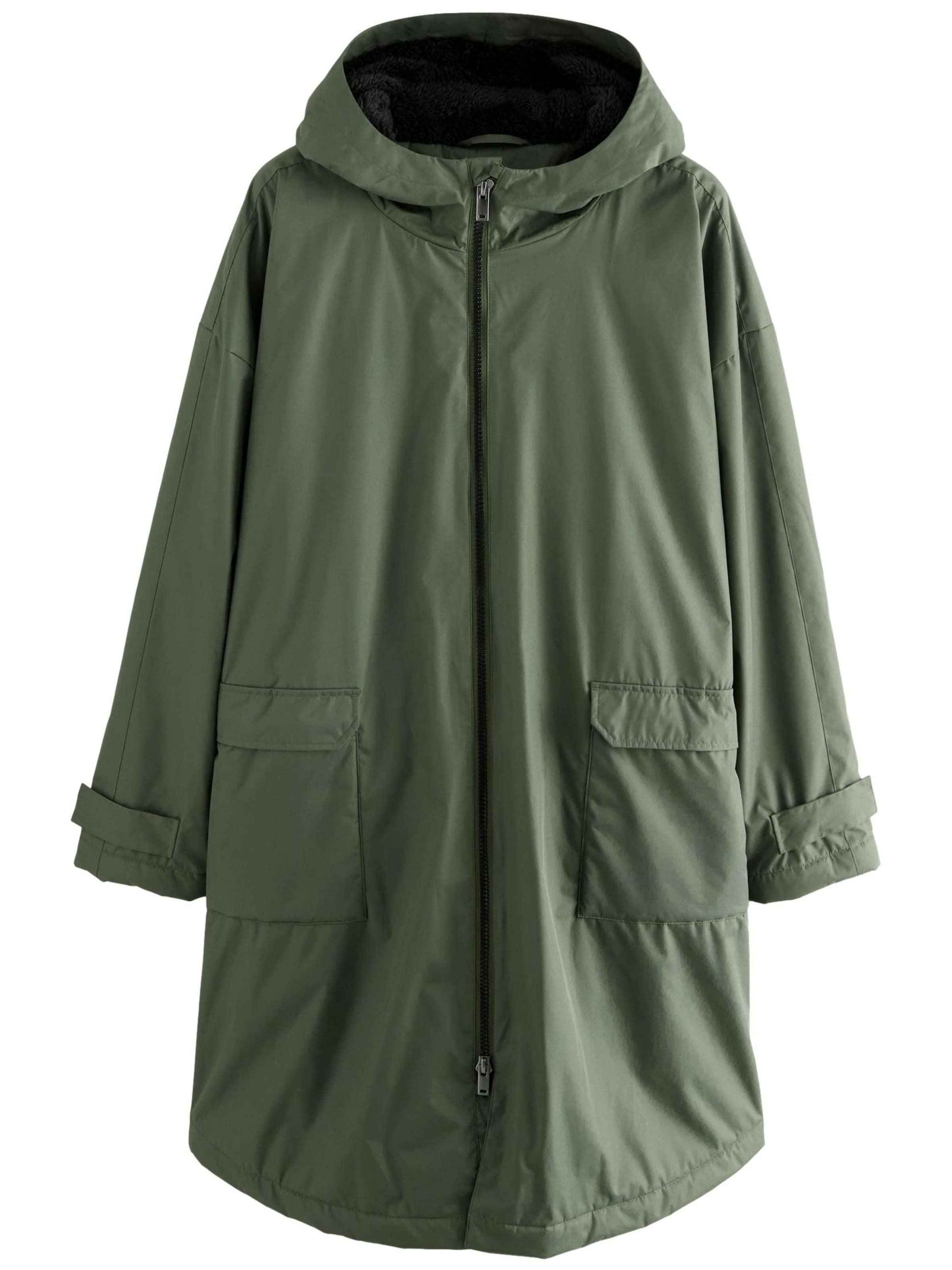 Next Between-seasons coat in Green: front