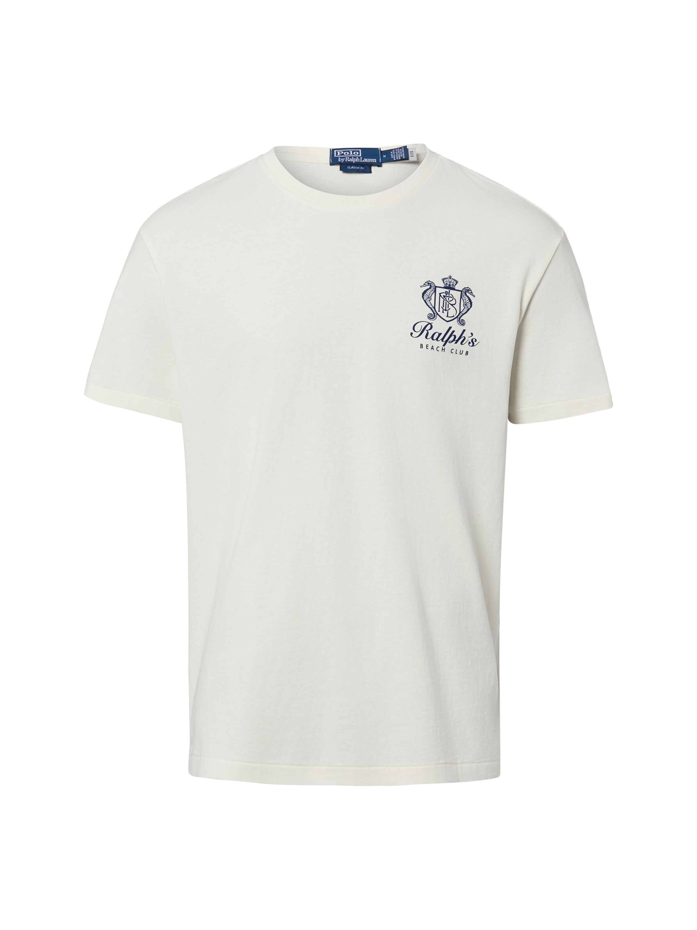 Polo Ralph Lauren Shirt in S in de kleur Ecru / Navy, Productweergave