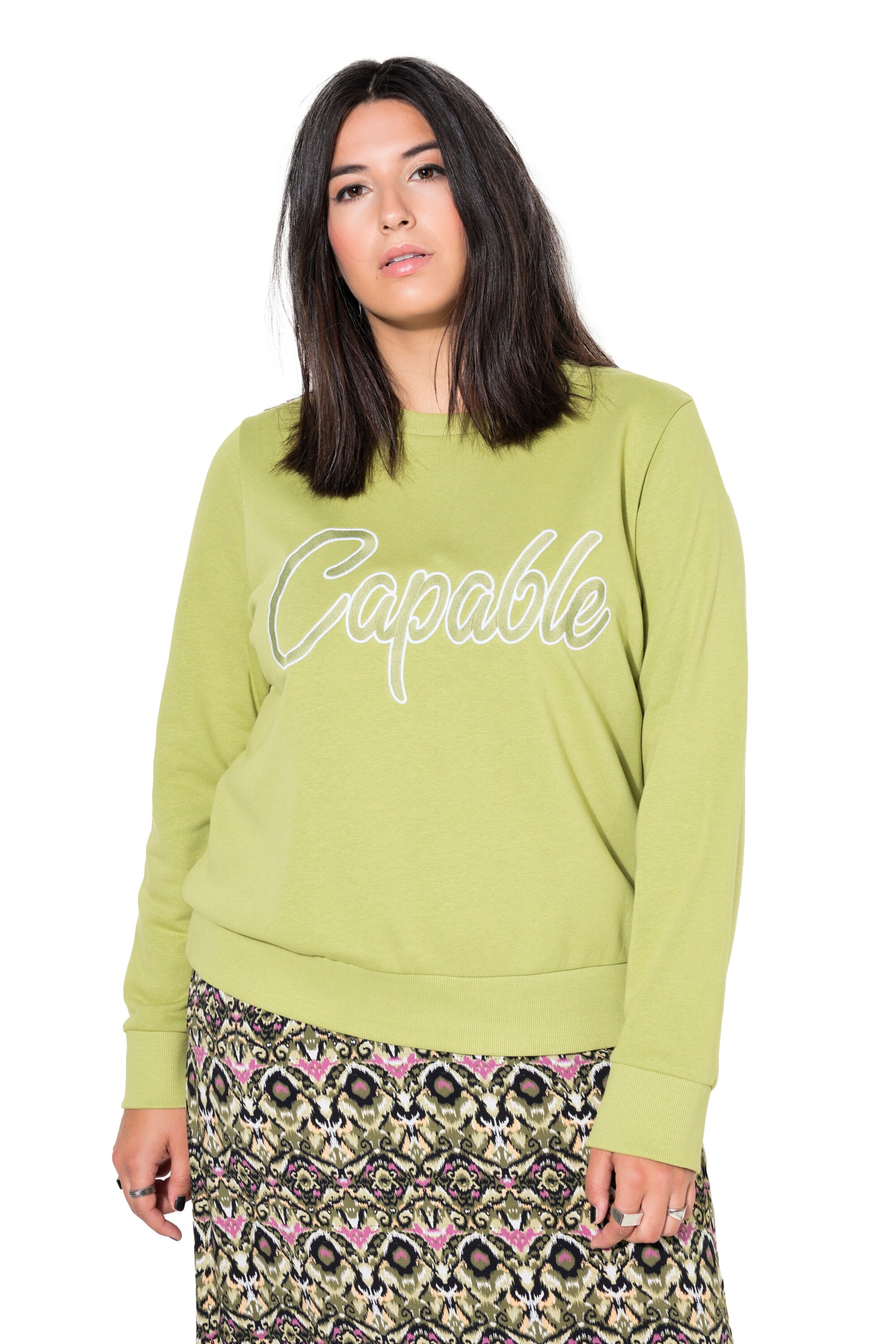 Studio Untold Sweatshirt in Yellow: front
