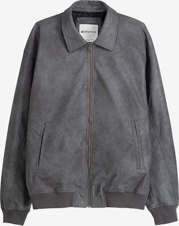 Bershka Between-Season Jacket in Grey: front