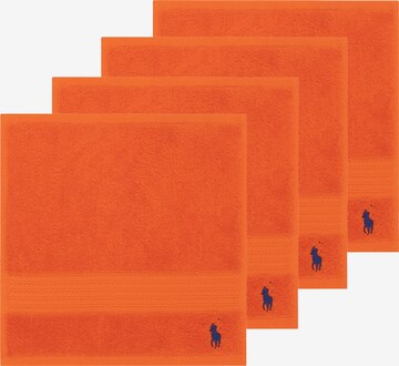Ralph Lauren Home Waschlappen 'Polo Player' in Orange: predná strana