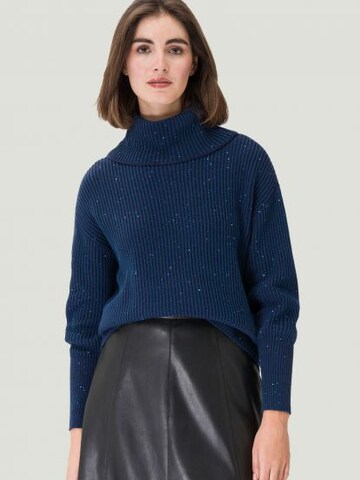 zero Sweater in Blue: front