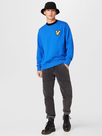 Lyle & Scott Sweatshirt 'Marl' in Blue