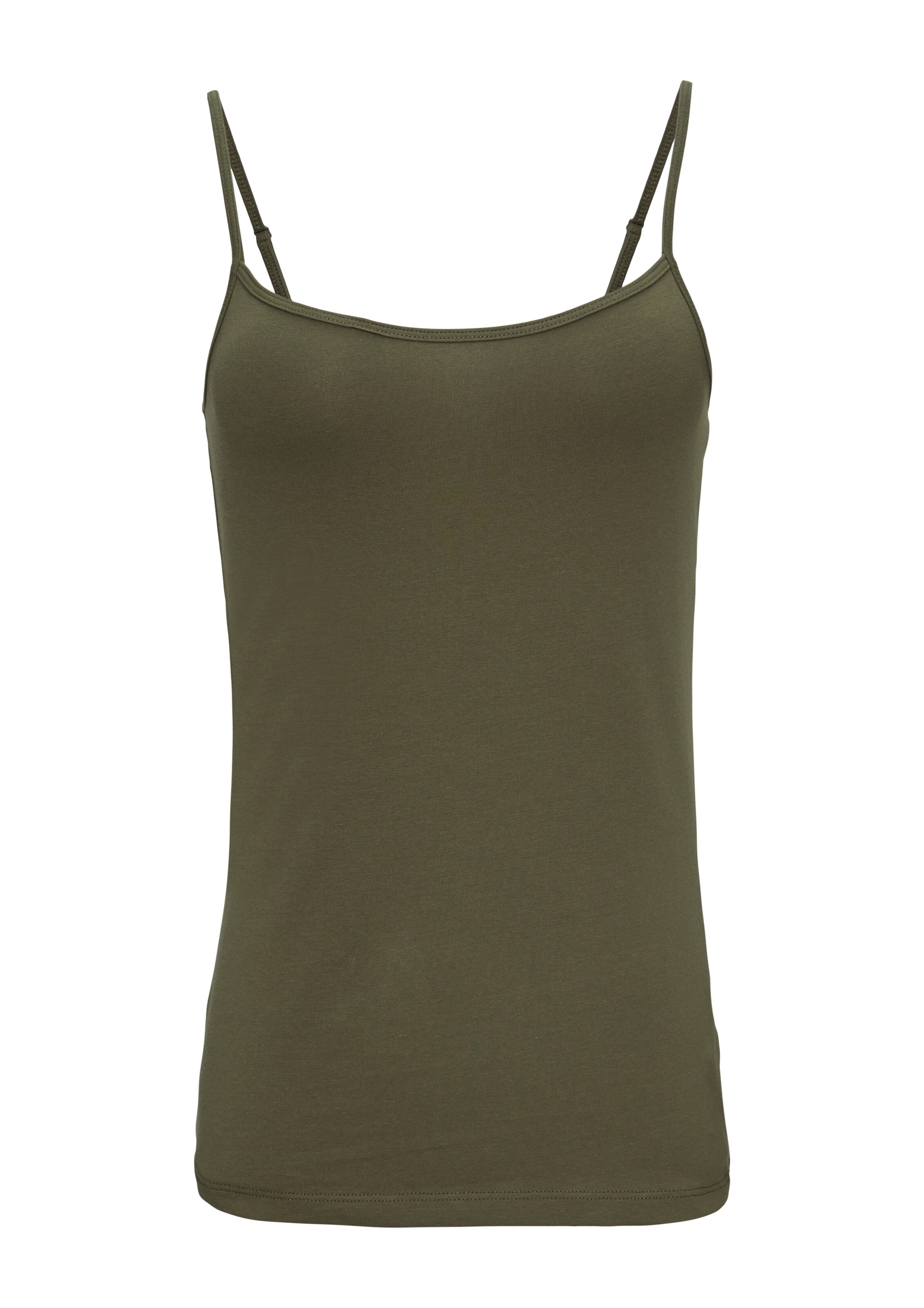 s.Oliver Top in de kleur Olijfgroen, Productweergave