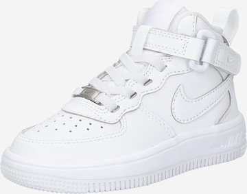 Nike Sportswear Sneakers 'Force 1 Mid EasyOn' in Wit: voorkant