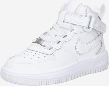 Nike Sportswear Сникърси 'Force 1 Mid EasyOn' в бяло: отпред