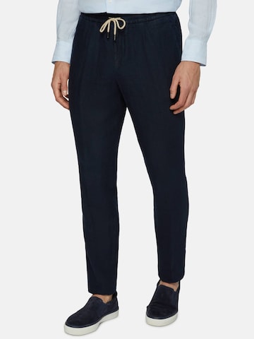 Boggi Milano Regular Trousers in Blue: front