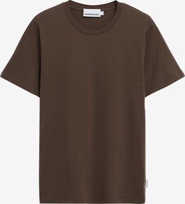 T-Shirt ARMEDANGELS en marron : devant