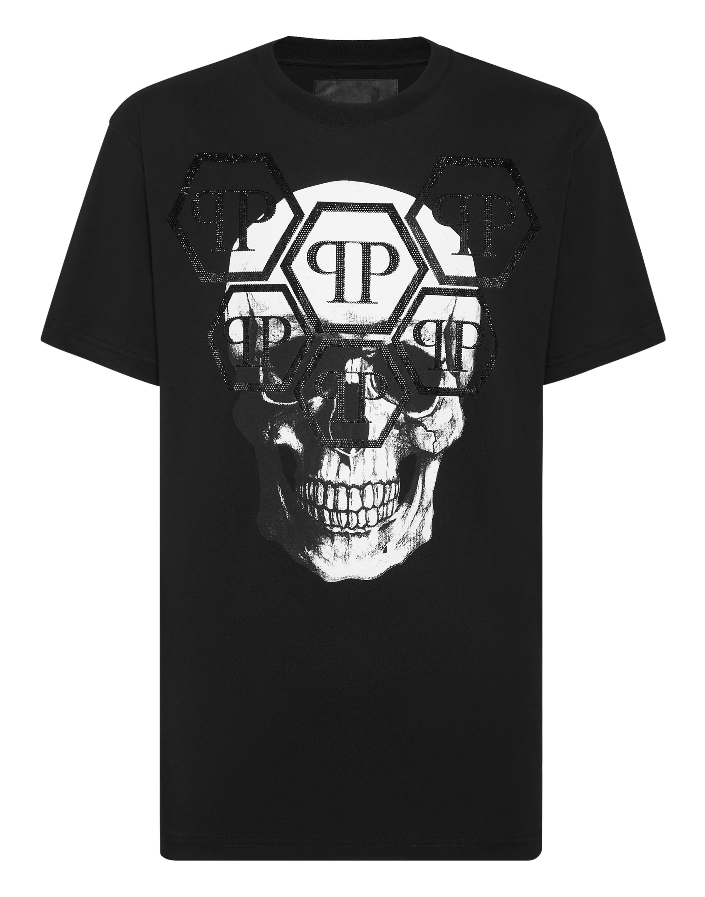 Philipp Plein Shirt 'Skull' in Black: front