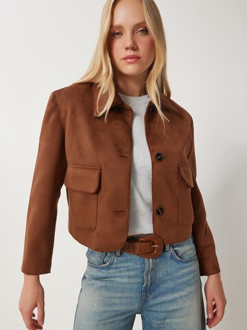 Happiness İstanbul Přechodná bunda – hnědá