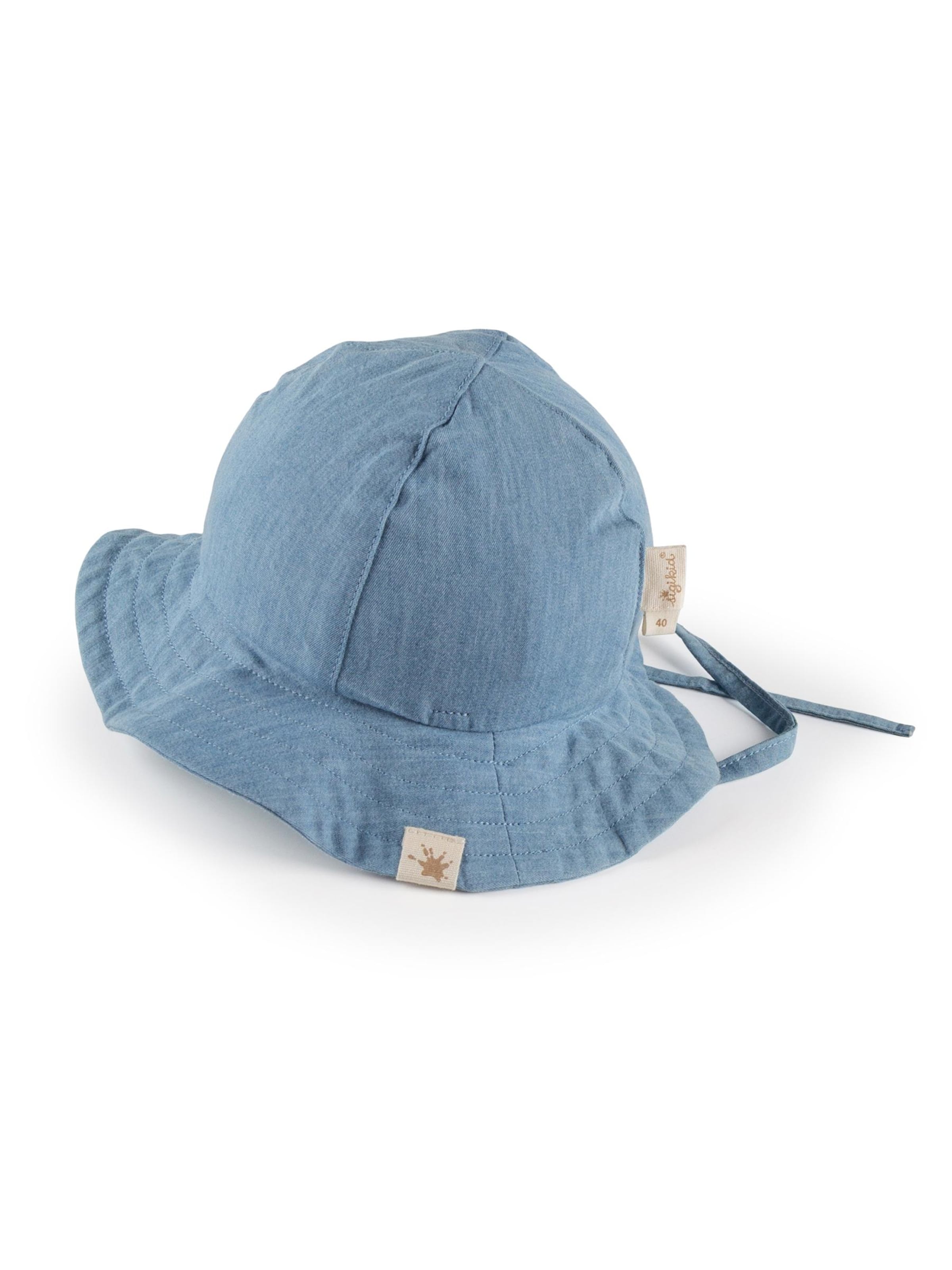 SIGIKID Hat 'Chambray-Hut Savanne' in Blue: front
