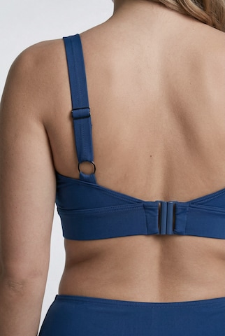 Ulla Popken T-shirt Bikini in Blauw