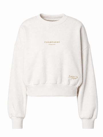 I want the moon Sweatshirt 'Champagne Problems' in Beige: front