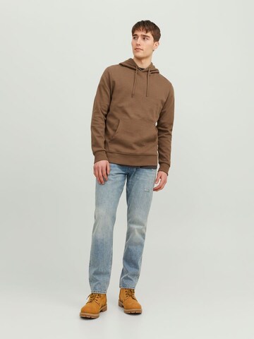 JACK & JONES Mikina – hnědá