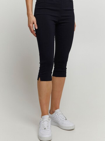 b.young Skinny Trousers 'KEIRA' in Blue: front