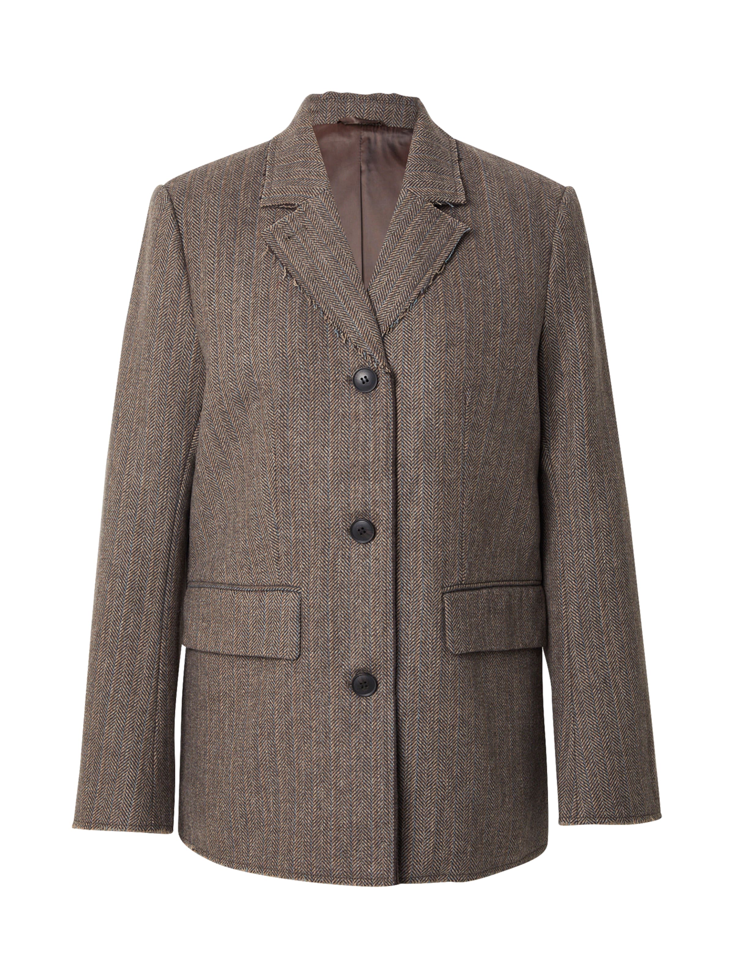 WEEKDAY Blazers &#x27;Esme&#x27; in Bruin: voorkant