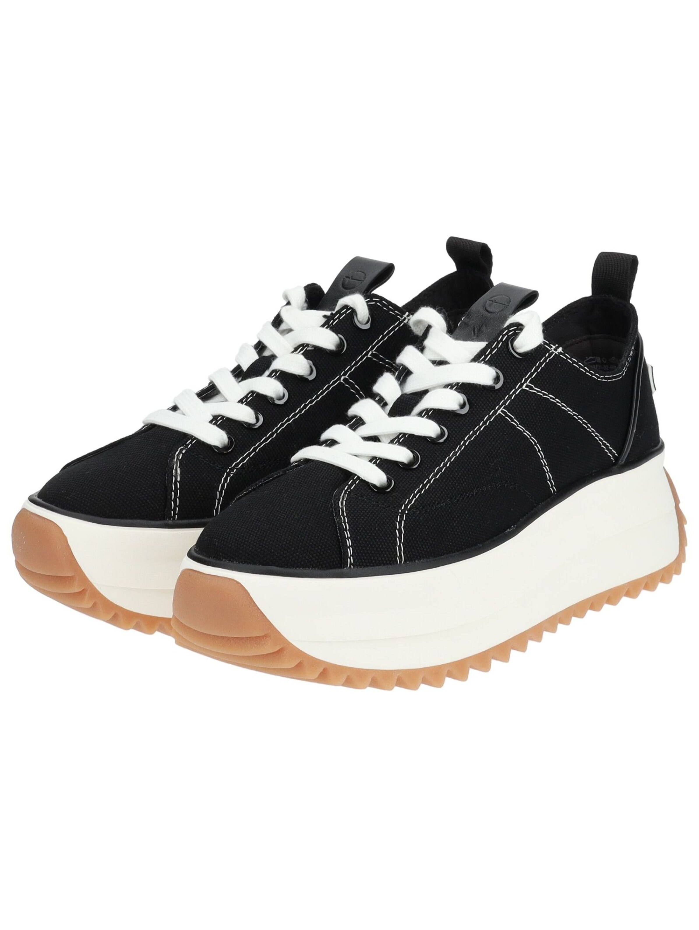 Sneaker bassa di Tamaris in nero