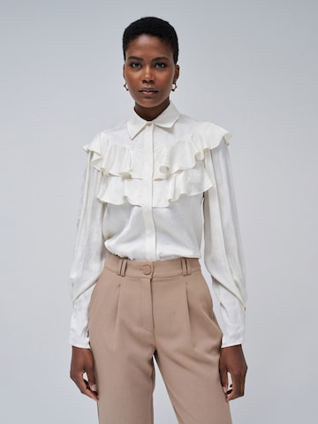 Salsa Jeans Blouse in White: front