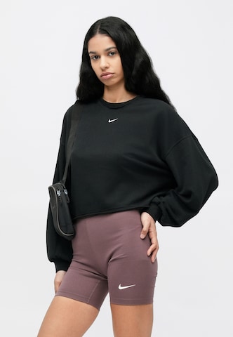 Bluză de molton 'CHILL' de la Nike Sportswear pe negru: față