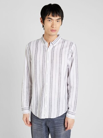 HOLLISTER Regular fit Button Up Shirt in White: front