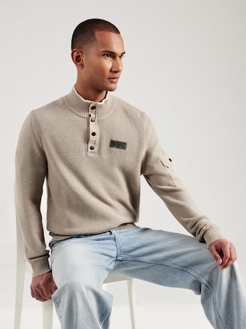 s.Oliver Pullover in Beige: Vorderseite