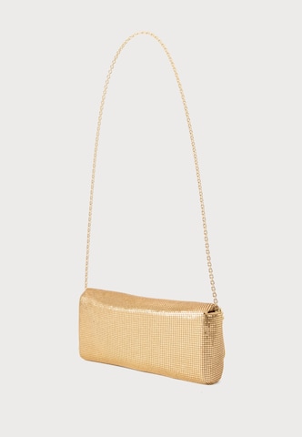 U.S. POLO ASSN. Clutch 'NEW CEREMONY' in Gold: back