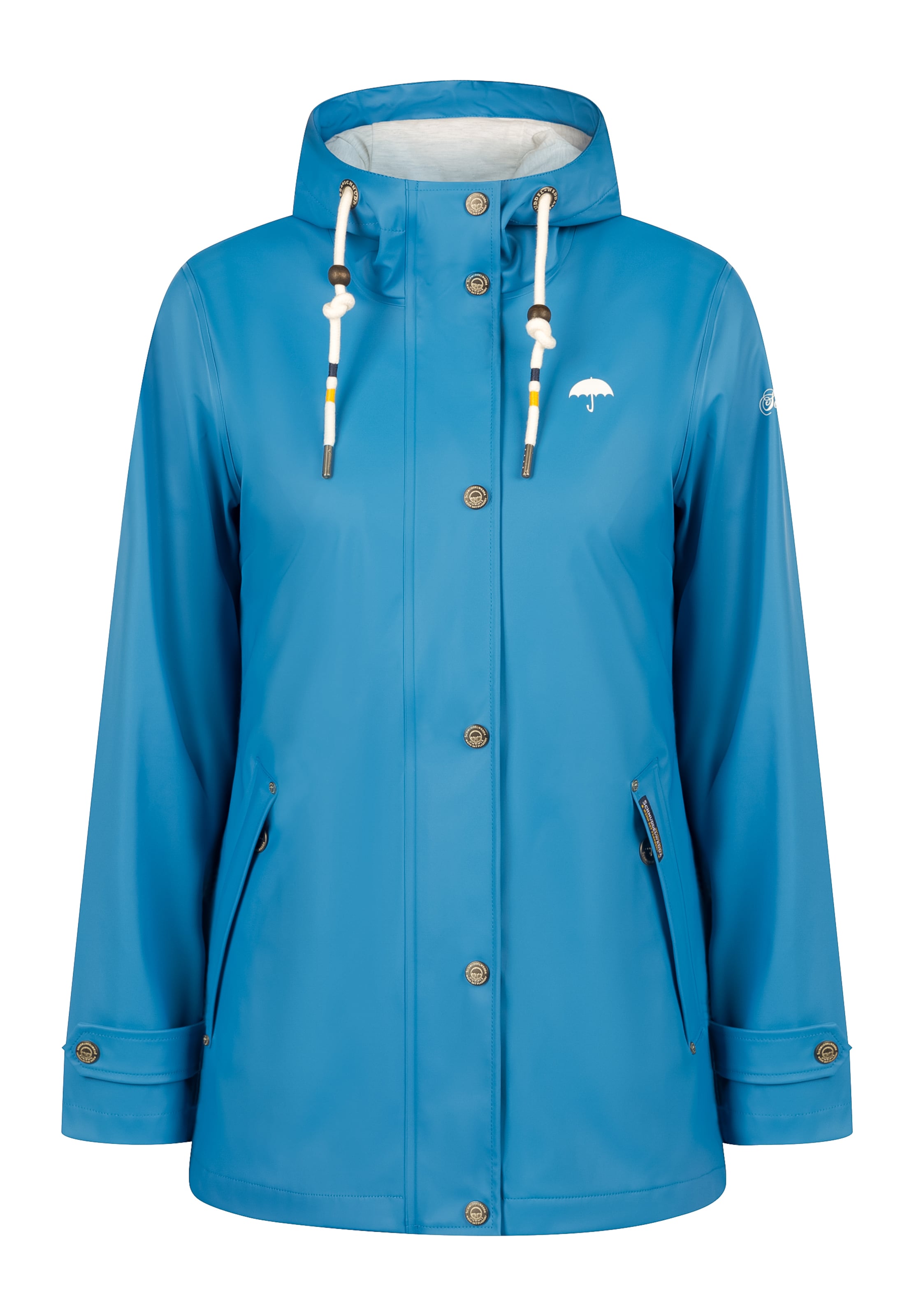 Schmuddelwedda Funkčná bunda - Modrá: predná strana