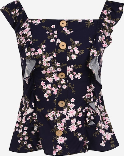 Dorothy Perkins (Petite) Bluzka w kolorze beżowy / ciemny niebieski / oliwkowy / jasnoróżowym, Podgląd produktu