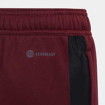 Regular Pantalon de sport 'Tiro' ADIDAS SPORTSWEAR en rouge