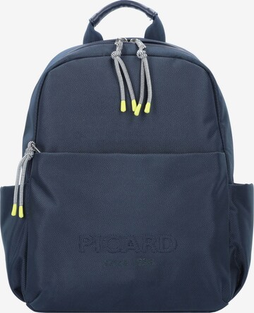 Picard Backpack 'Lucky one' in Blue: front