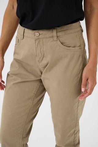 Cream Regular Hose in Beige