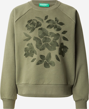 UNITED COLORS OF BENETTON Sweatshirt in Green: front