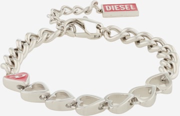 sidabrinė DIESEL Apyrankė 'HEART': priekis