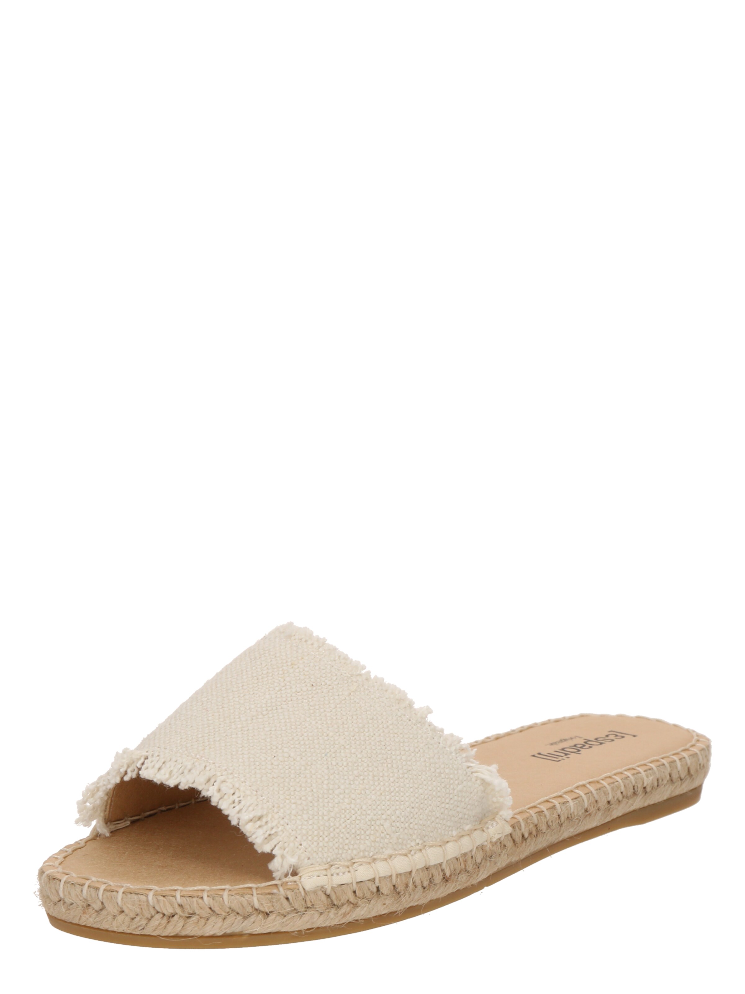 Saboți de la espadrij l´originale pe alb: față