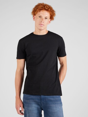 Bruun & Stengade - Camiseta 'Antiqua' en negro: frente