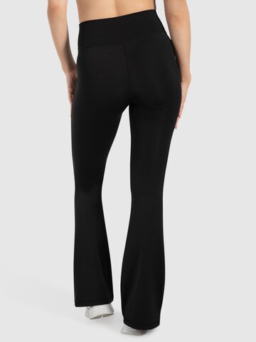 Smilodox Flared Leggings ' Leonora ' in Black