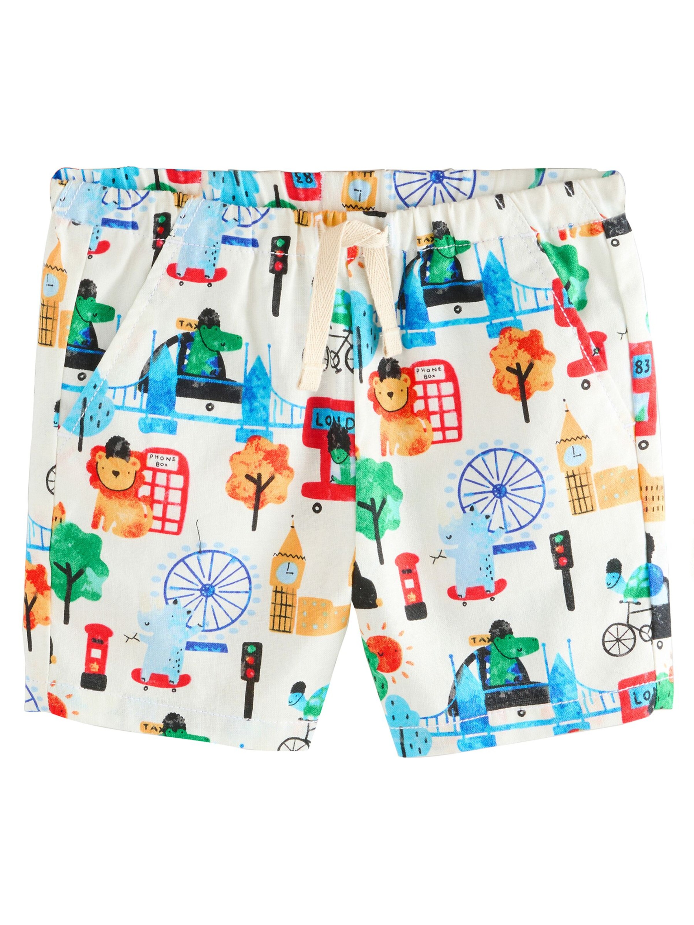 Regular Pantalon Next en blanc : devant