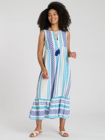 Robe South Beach en bleu : devant