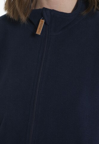 Gipfelglück Athletic Fleece Jacket 'Ines' in Blue